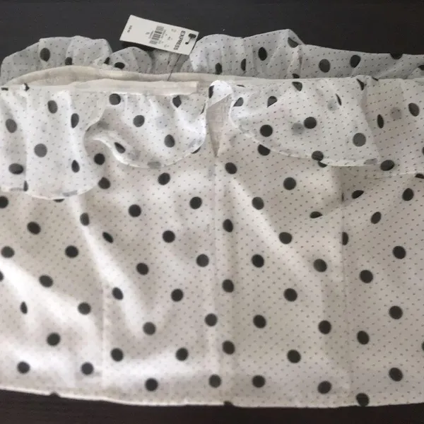 Express | Polka Dot Off The Shoulder Crop Top - Image 7