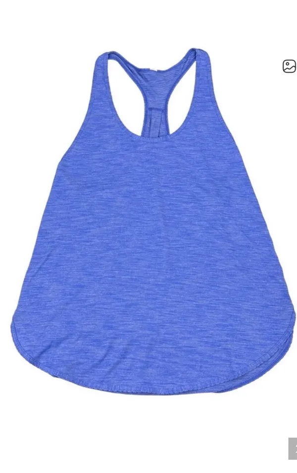 Vintage Lululemon Tank top in blue size 4 - Image 3
