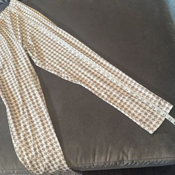 Long Sleeve 2 Piece Houndstooth BodyCon Pantsuit Jacket & Pants Set *Size L READ - Image 8