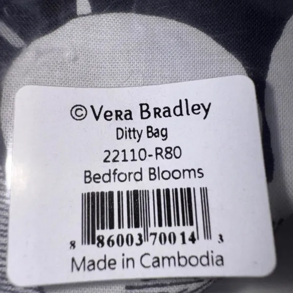 NWT Vera Bradley Bedford Blooms Ditty Bag - Image 7