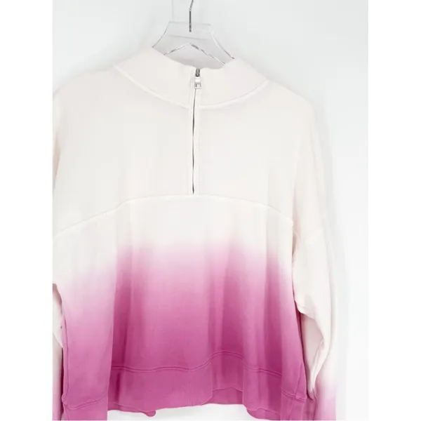 Peloton 1/4‎ Zip Ombré Sweatshirt Women's Size XL Athleisure - Image 5