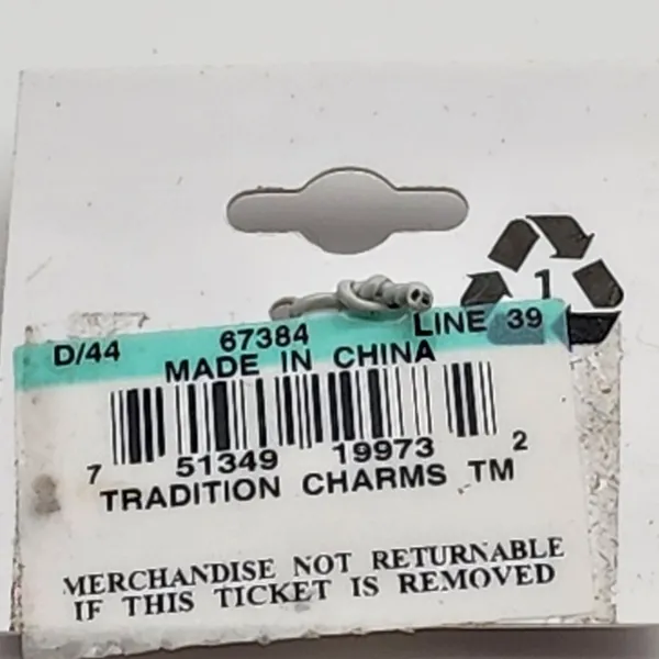 NWT Tradition Charms Sterling Silver Teddy Bear Charm Silver - Image 3