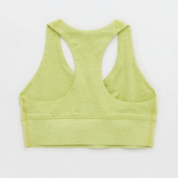 OFFLINE By Aerie The Hugger Racerback Sports Bra Batalia Green Size M NEW - Image 4