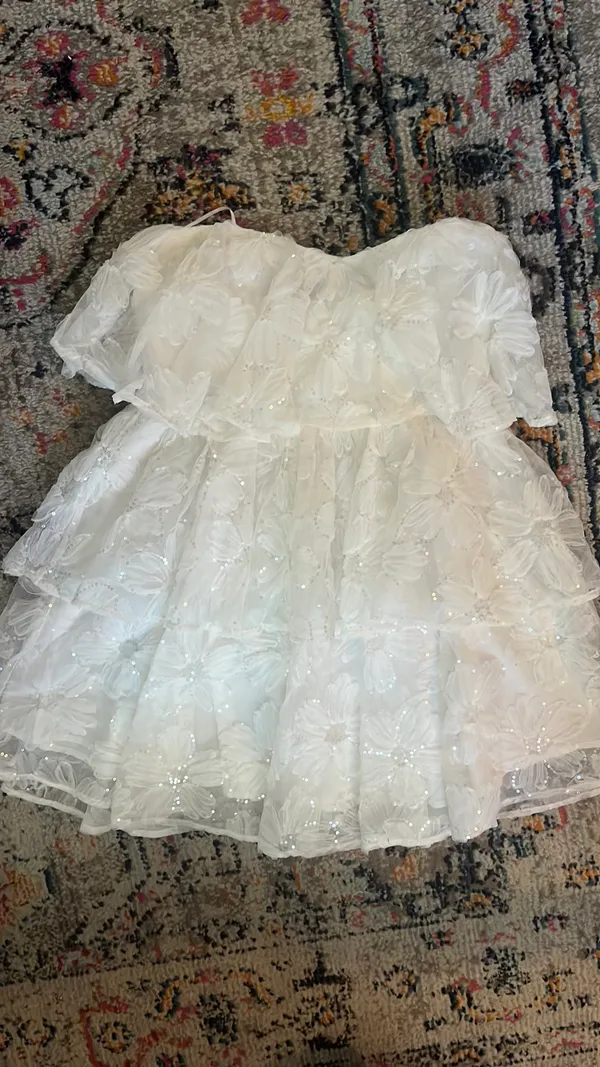 Vestique white sequin dress - Image 2