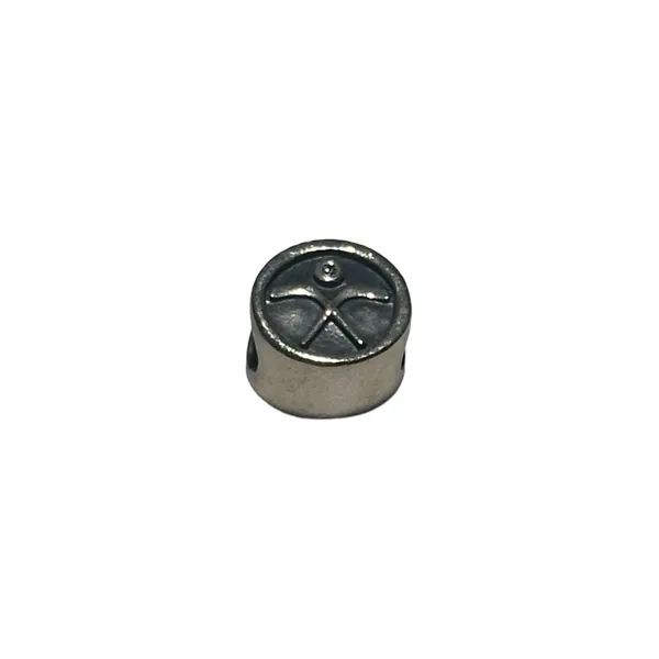 Pandora Sterling Silver Ice Hockey Puck Charm 791203CZ - Image 2