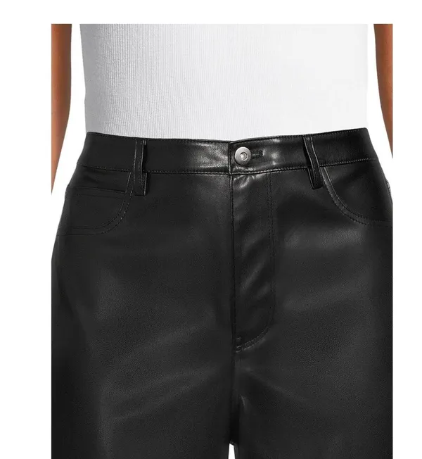 No Boundaries Juniors Faux Leather Pants - Image 3