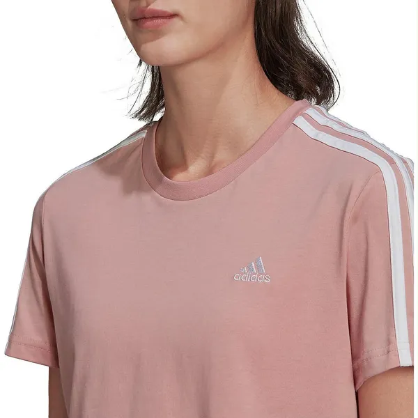 Adidas Essentials 3-Stripes Cropped Tee - Image 2