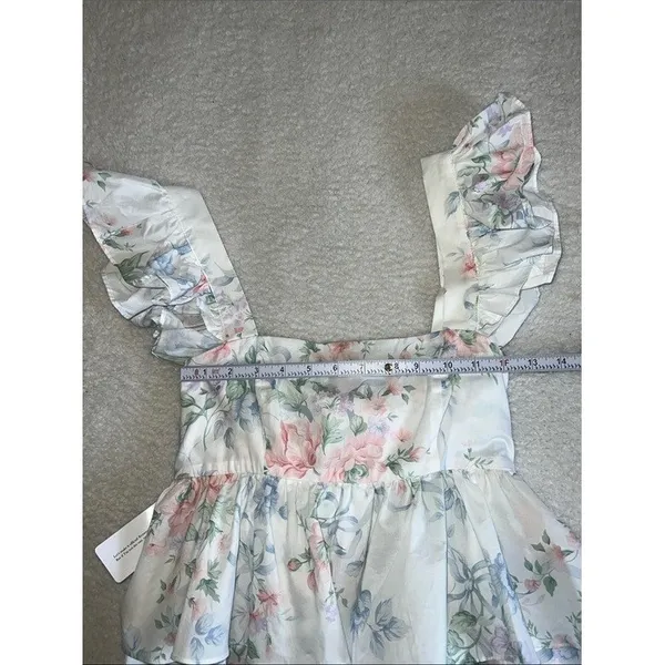 Selkie Mrs. Darcy Weekender Jumpsuit XS NWT Floral Wide Leg Cottagecore - Image 5