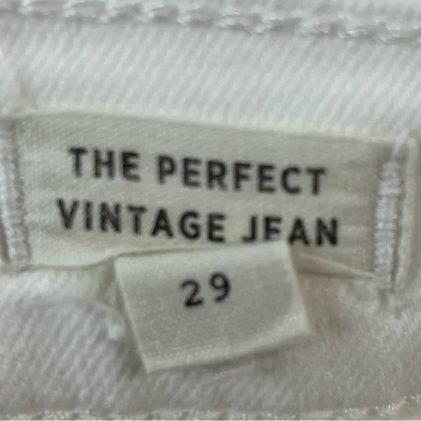 Madewell 29 The Perfect Vintage Jean in White - Image 6