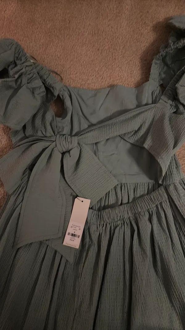 Francesca's Blue Green Boutique Dress - Image 2