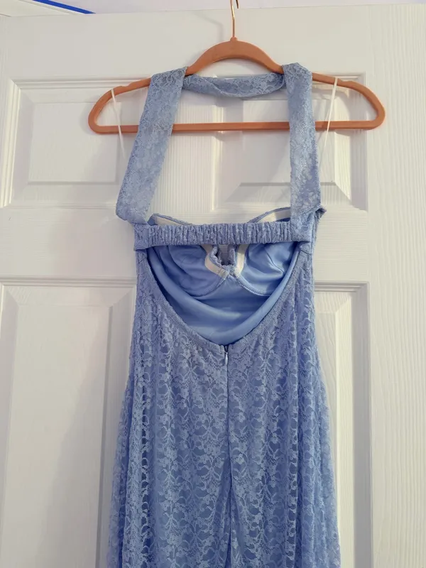 Hello Molly Dress Maxi Blue Floral - Image 4