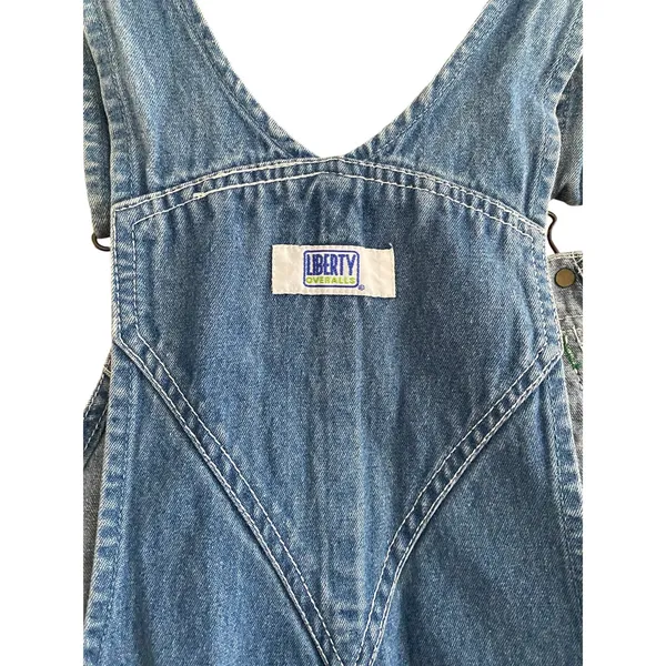 Liberty Overalls Shortalls Size Small Blue - Image 6