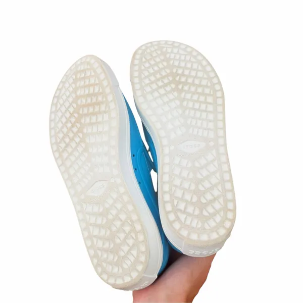 Crocs Citilane Roka Blue Perforated Slip On Sneaker Sz 9 - Image 5