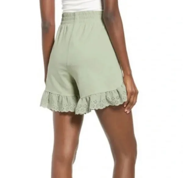 Juna High Waist Embroidered Shorts - Image 2