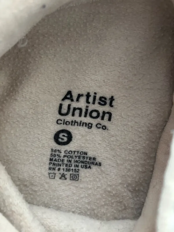 Tan Rose Artist Union Hoodie - Image 5