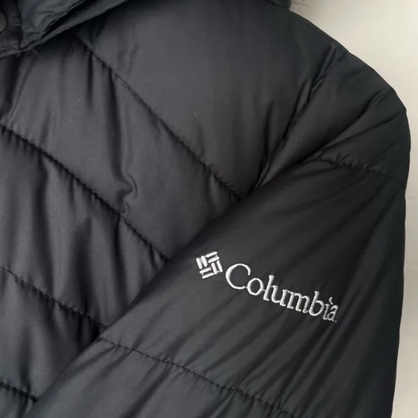 Columbia Stepstone Pass Water Resistant Puffer Jacket Faux Fur Trim hood black M - Image 11