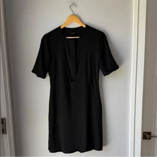 Theory Wool Blend Black Dress - Image 2