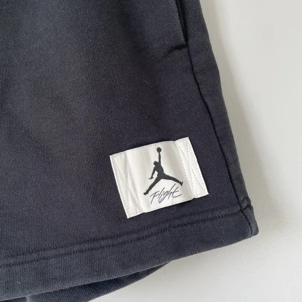 Jordan Loose Fit 100% Cotton Shorts Black Comfortable Lounge Women's Size Small - Image 5