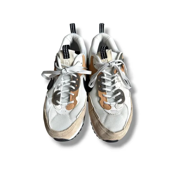 Nike Air Max 90 Futura Womens 7.5 White Tan Black Sneakers Shoes DM9922-002 - Image 2