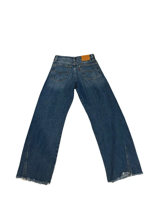 Levi’s Baggy Dad Barrel Jeans Raw Hem Most Wanted 24 - Image 2