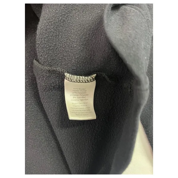 Beyond Yoga Hoodie Womens Medium Black Cropped Pullover Sweatshirt Modal USA - Image 8