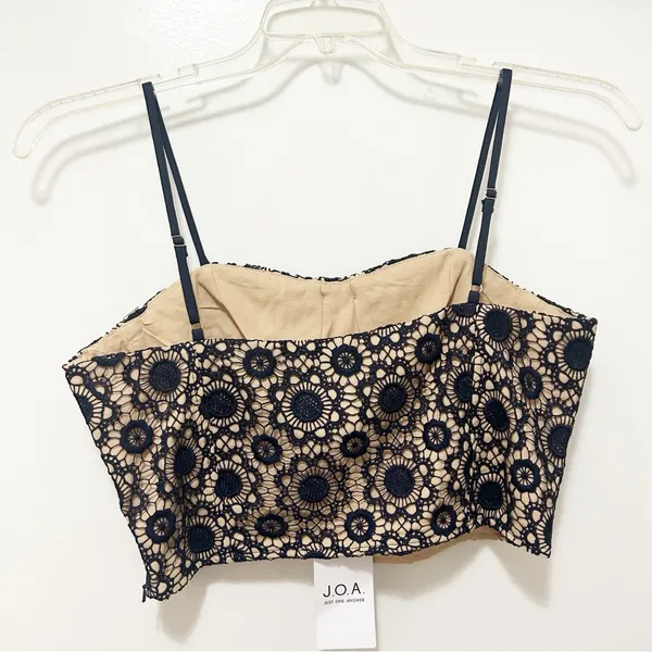 J.O.A. Lace‎ Crop Top Large NWT - Image 3