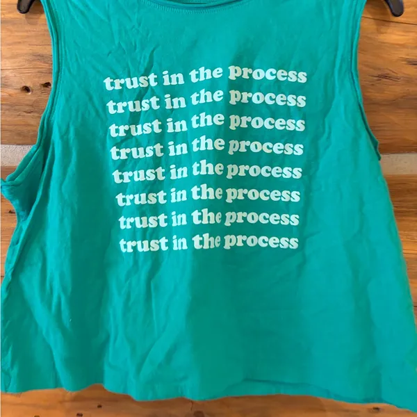 Trust the Process Athletic Tank size Large - Image 3