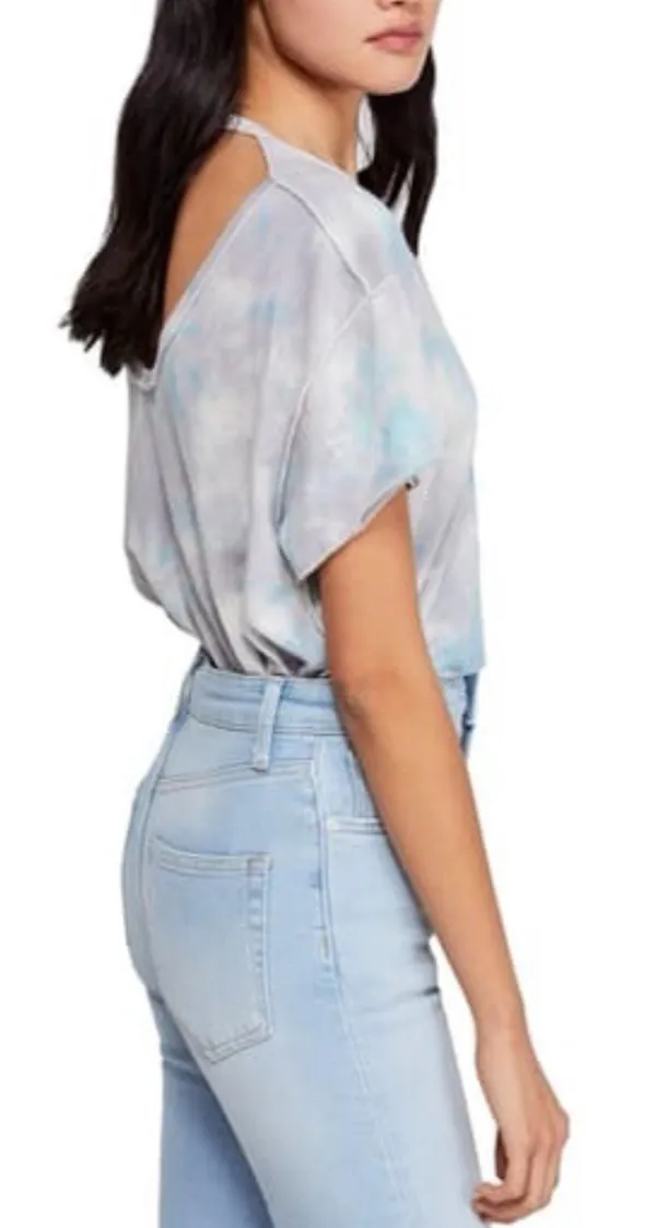 Free People All Mine Tie Dye Tee Shirt V-Neck Women's Size Small NWT New - Image 2