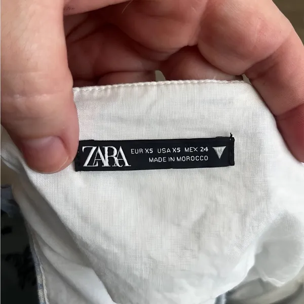 ZARA line blend floral mini dress - Image 9
