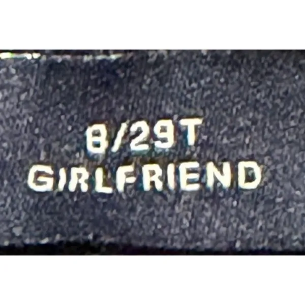 Gap Denim Est 1969 Women's/Teen's Girlfriend High Rise Jeans Size 8/29T - Image 4