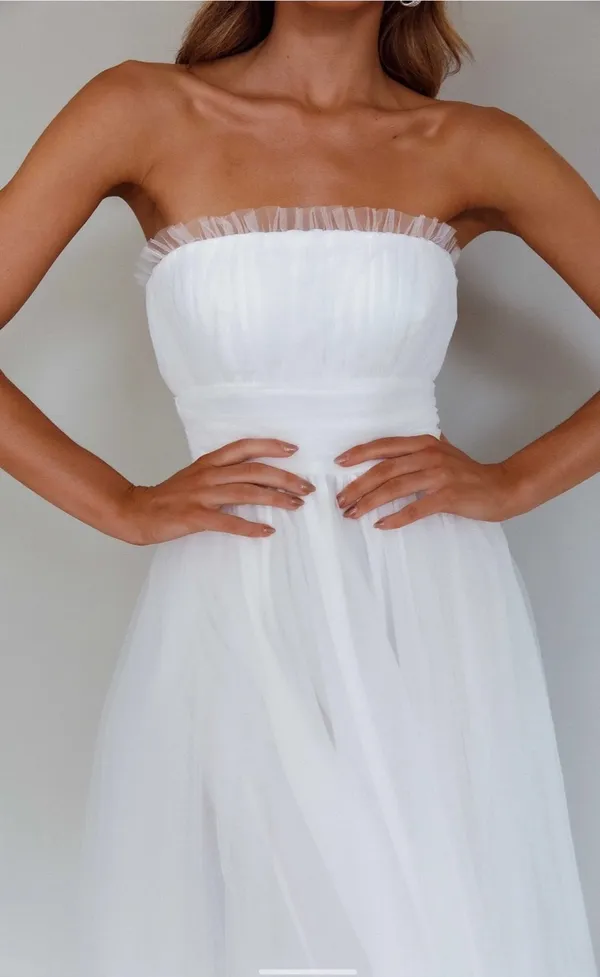 Selfie Leslie White Dress - Image 2