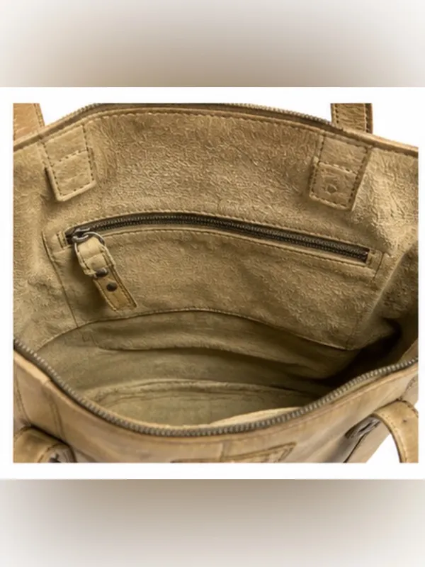 Vilenca Holland Genuine Leather Woven Tote Bag - Image 4