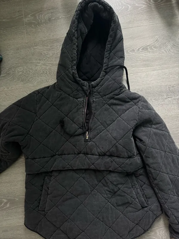 Boutique Quilted Quarter-zip Hoodie - Image 4