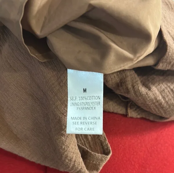 NWOT Wishlist Brown Tiered Dress sz M - Image 5