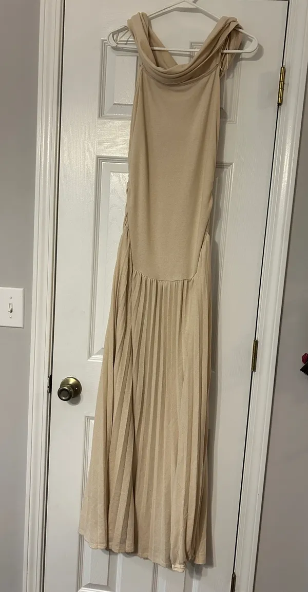 Lioness Field Of Dreams Maxi Dress Oatmeal - Image 4