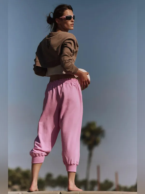 Free People Flutter Cropped Joggers Size Small - Image 2
