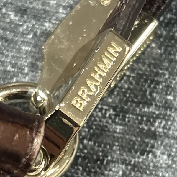 Brahmin Thelma Tote Chardonnay – Croc‎ Embossed & Suede - Image 5