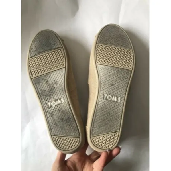 Toms Women’s Flats, Thankful & Grateful Embroidered Size W8.5 - Image 5