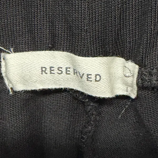 Reserved‎ Flared Sweatpants Size M Black Cotton Jersey Lounge Comfort Athleisure - Image 10