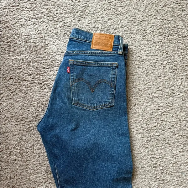 Levi's Blue Wedgie Straight Jeans - Image 2