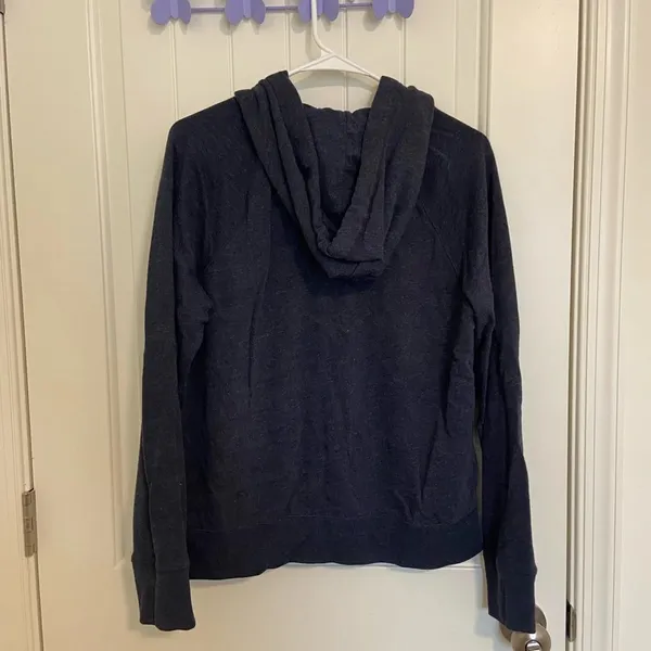 EUC | Aeropostale women’s zipper stitched logo hoodie —‎ large - Image 6