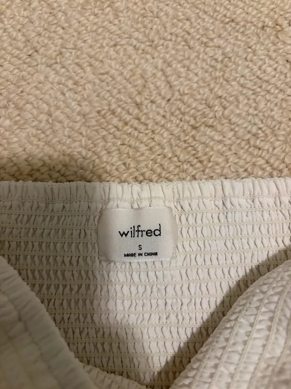 Wilfred Smocked Aritzia Blouse - Image 3