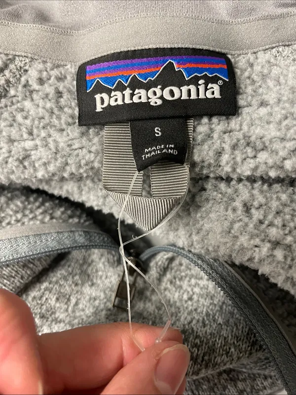 Patagonia pullover better sweater gray heathered quarter zip Small womens - Image 4