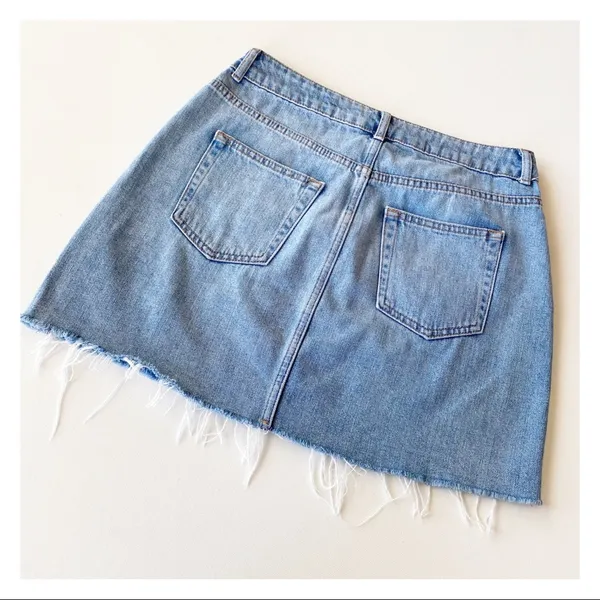 Topshop MOTO Denim Mini Skirt - Image 7