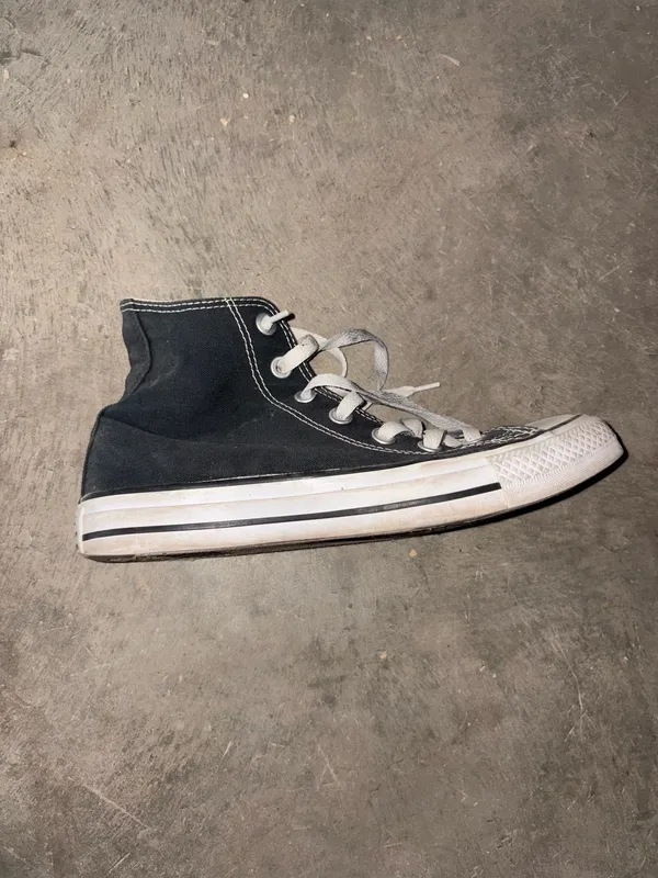Black Converse High-Top Chuck Taylor All Star Sneakers - Image 2