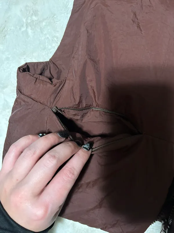 Crop Vest Brown Size M - Image 2