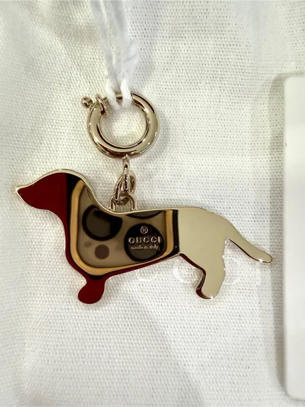 Gucci Enamel Dog Charm - Image 4