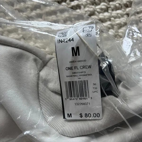 Adidas Crew Sweatshirt Sz M - Image 5