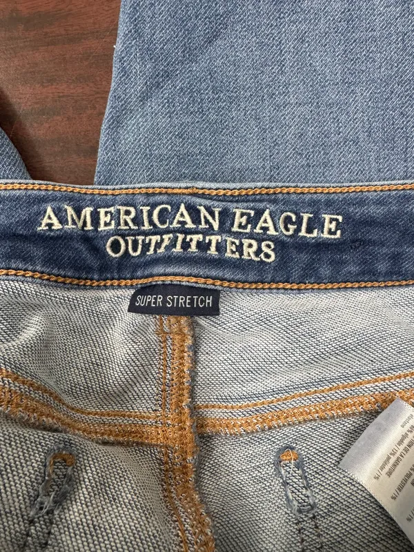 American Eagle Super Stretch Denim Jeggings Size 4 Short - Image 4