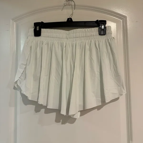 White Flowy Athletic Shorts Amazon - Image 3